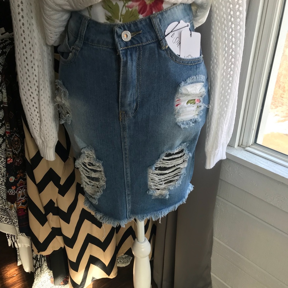 Denim Skirt